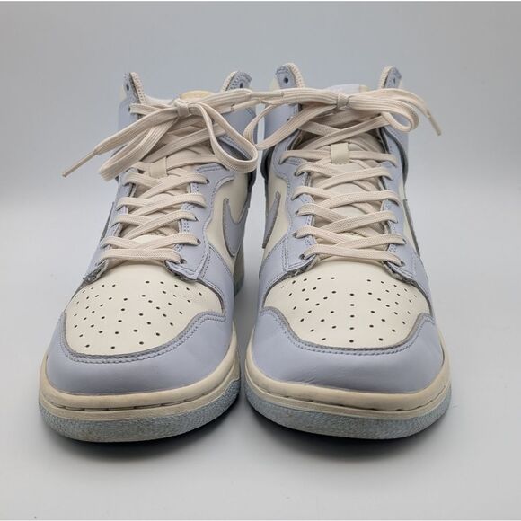 Nike Dunk High "Football Grey", Sail, & Pale Ivory Sneakers Women's Size 8 - Picture 3 of 5
